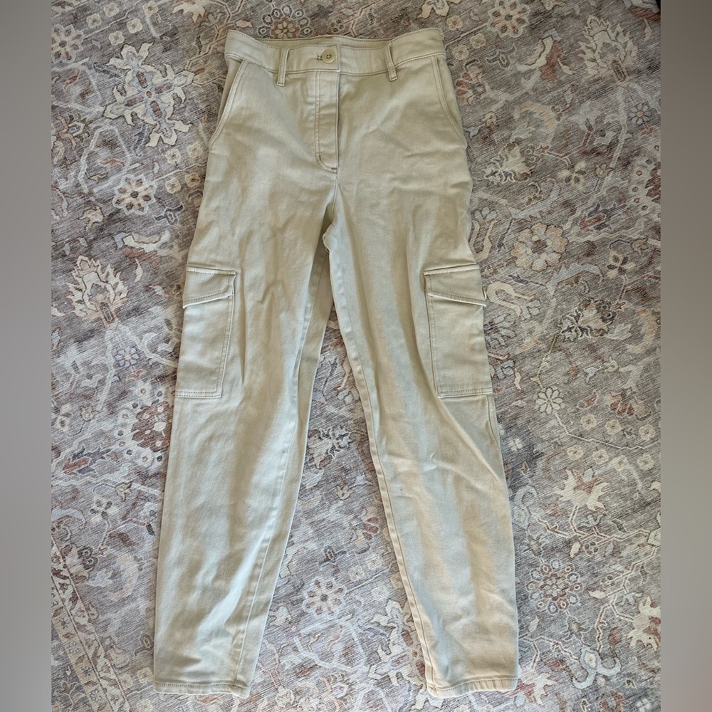 Wilfred Cream Cargo Pants - Picture 3 of 5